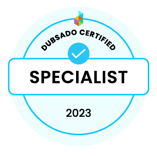 Certified Dubsado Specialist Badge for 2023