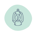 Icon showing a lantern